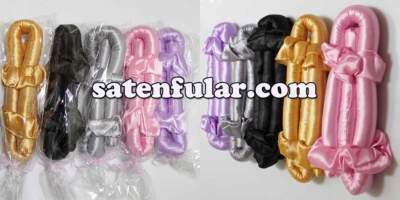 Saten Bigudi, Saten Kumaş bigudi ürünleri toptan imalatı.